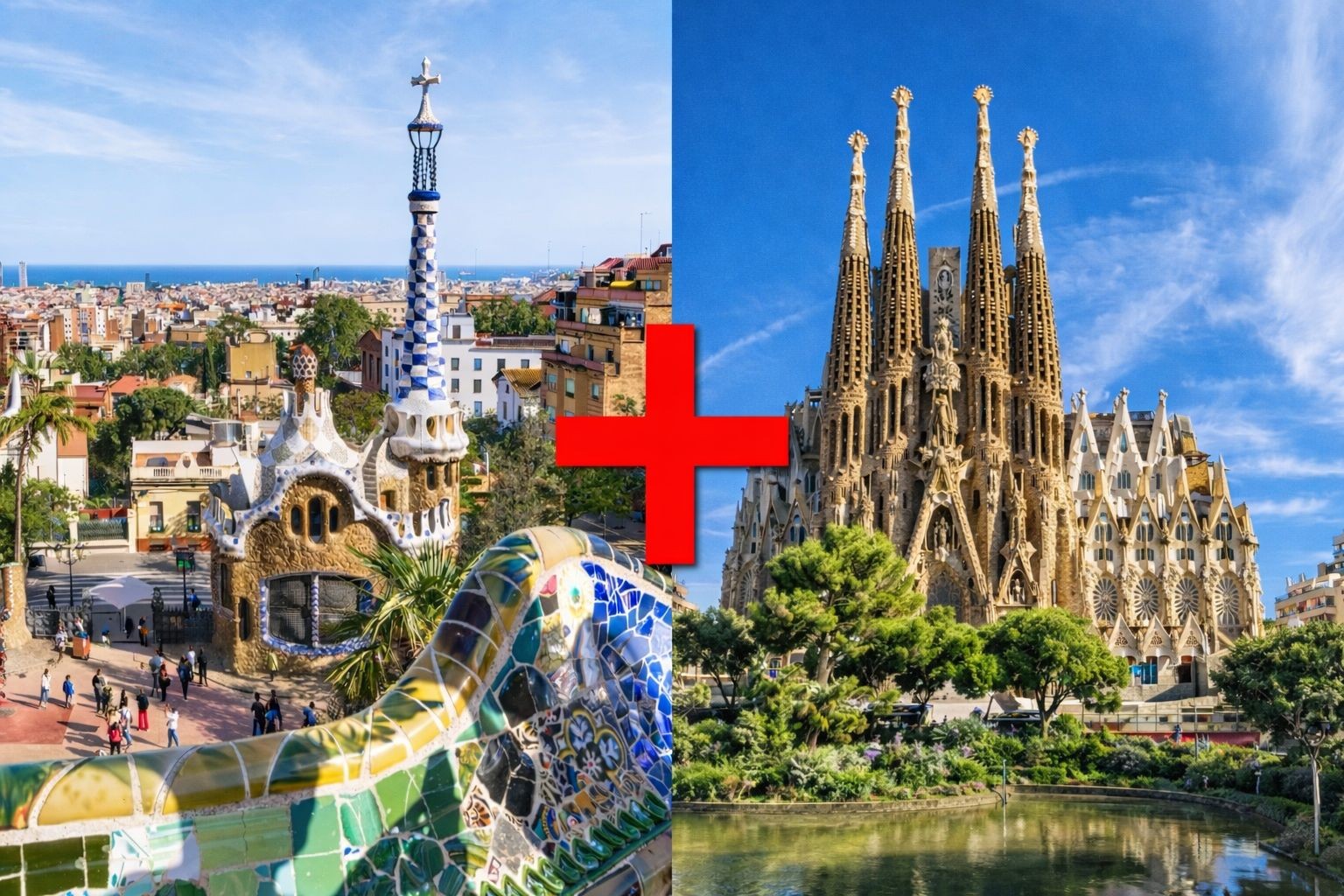 Visita Park Güell y Sagrada Familia en Inglés y Alemán
