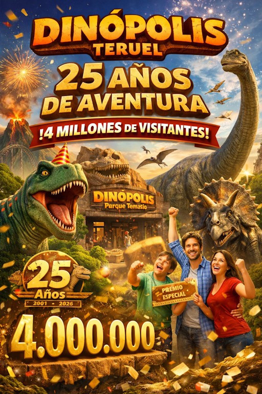 Dinópolis Teruel: 25 años de historia… ¡y 4 millones de visitantes!