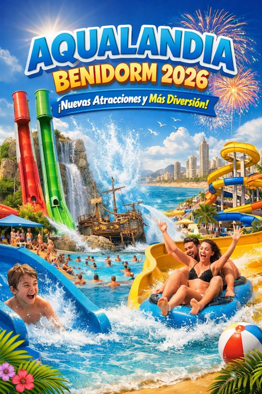 Aqualandia Benidorm 2026: arranca la temporada con novedades y más diversión que nunca