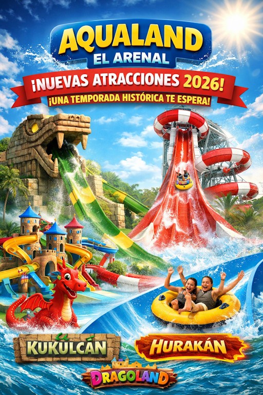 Aqualand El Arenal estrena nuevas atracciones en 2026 y se prepara para una temporada histórica