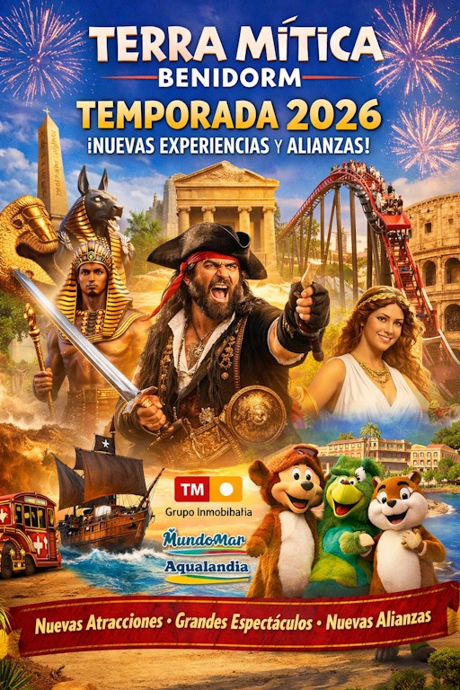 Terra Mítica Benidorm arranca su temporada 2026 con nuevas experiencias y alianzas estratégicas