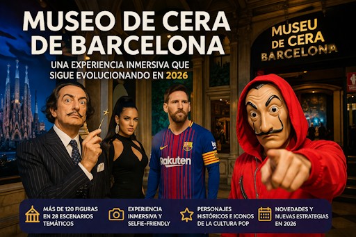 Museo de Cera de Barcelona: una experiencia inmersiva que sigue evolucionando en 2026