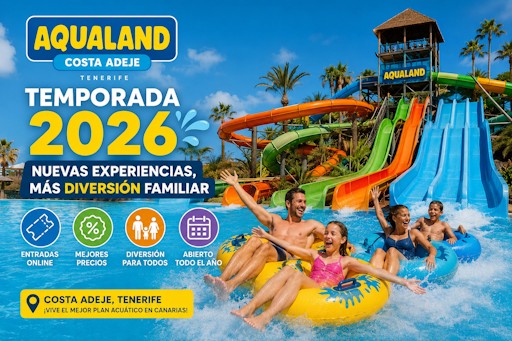 Aqualand Costa Adeje arranca la temporada 2026 con nuevas experiencias acuáticas y más diversión familiar