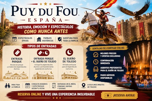 Puy du Fou España: horarios, tipos de entradas y cómo elegir la mejor opción para tu visita