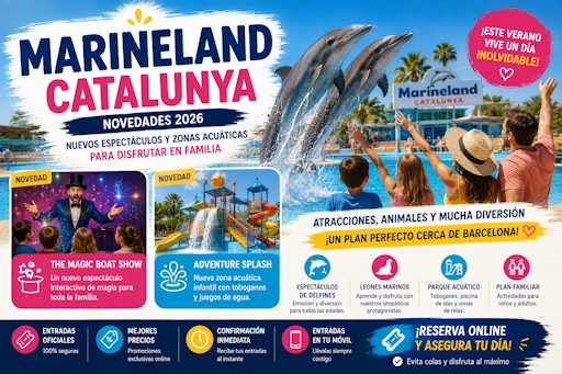 Marineland Catalunya estrena nuevos espectáculos y zonas acuáticas para disfrutar en familia este verano