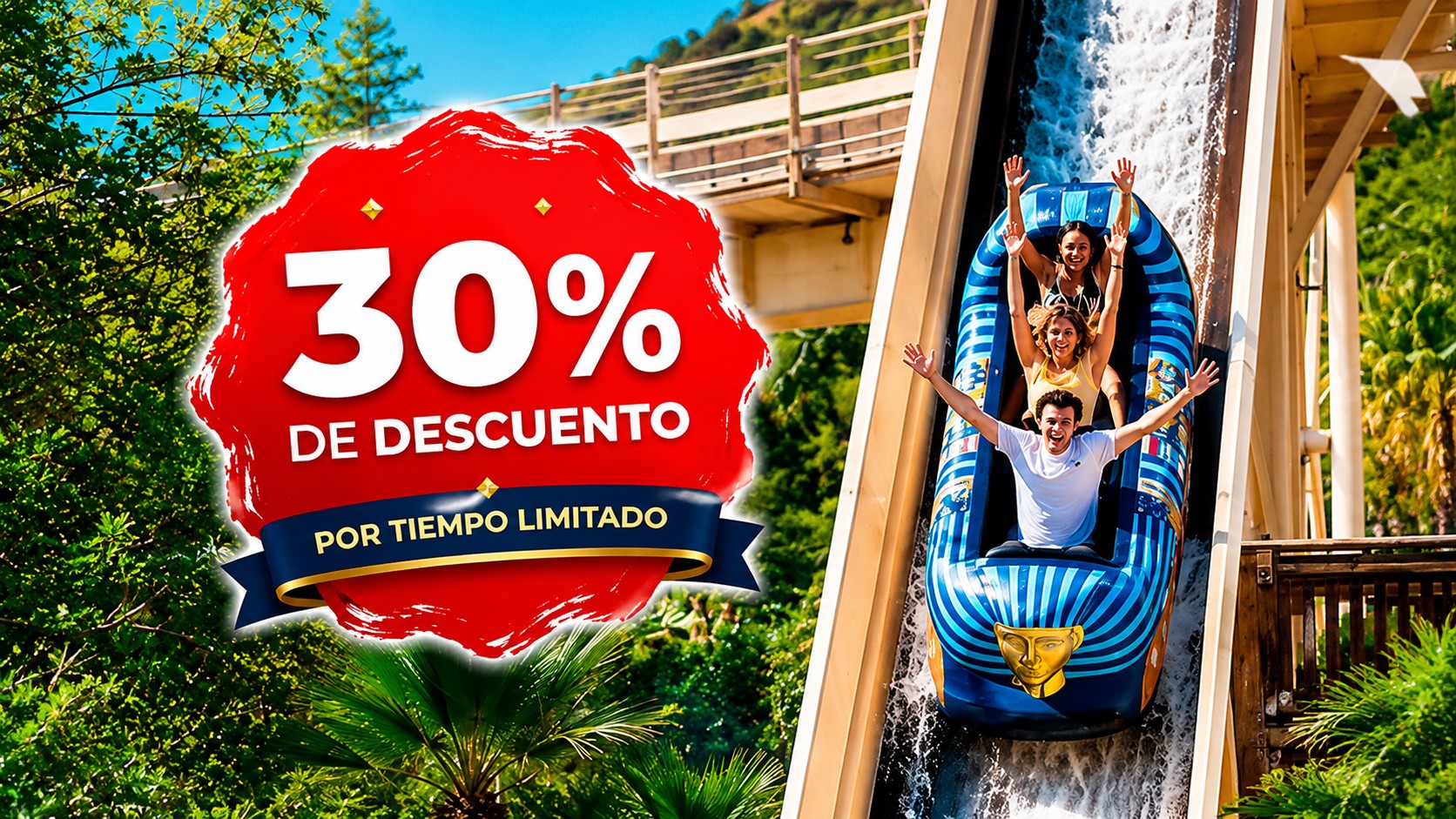 Oferta tiempo limitado + 30% descuento ( compras hasta 23 de agosto)