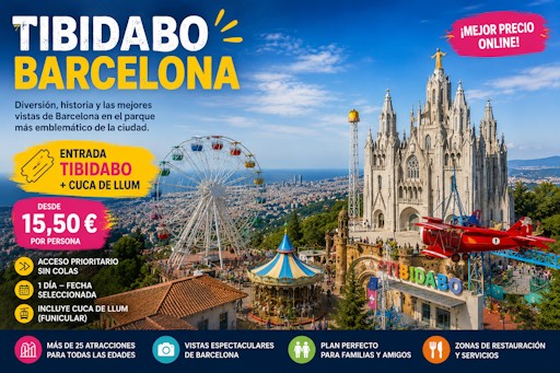 Parque de Atracciones Tibidabo: horarios, entradas y visita con Cuca de Llum