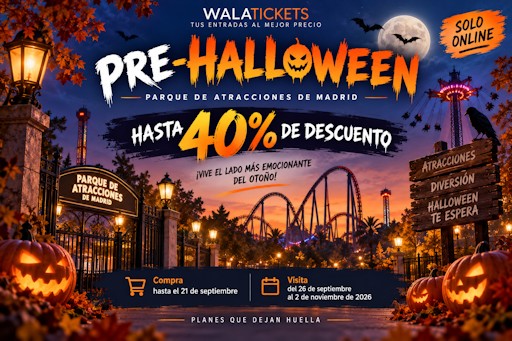 Promoción Prehalloween 40%